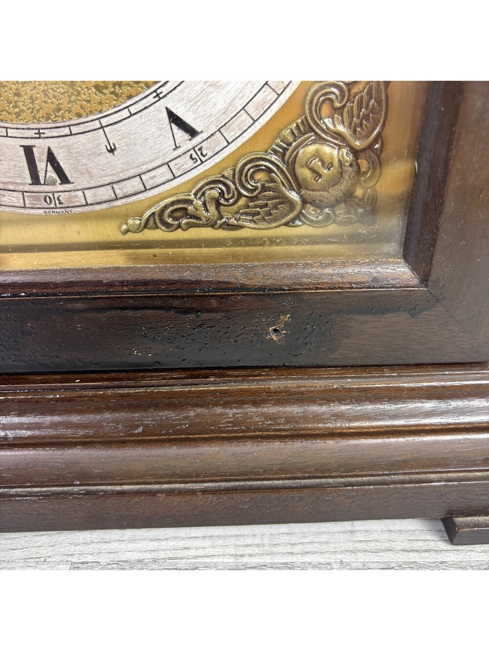 Seth Thomas Legacy 3W Winchester Mantel Clock 1313-000, No Key - Picture 6 of 16